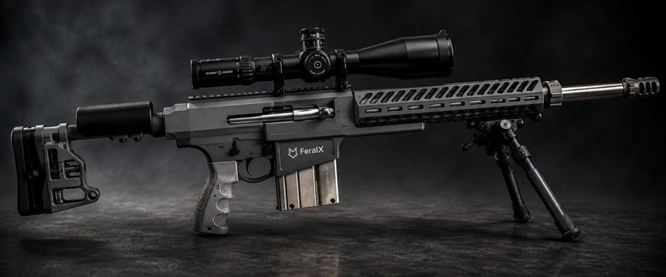 Direwolf .338 Lapua Magnum semi-automatic sniper rifle