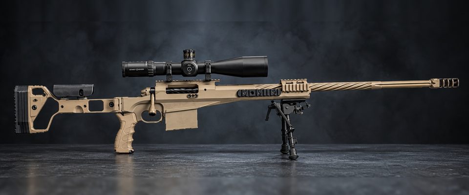 PGW Timberwolf .338 Lapua Magnum sniper rifle, built by FeralX under licence